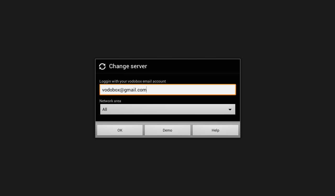 Screenshot 2 My Vodobox Android Server